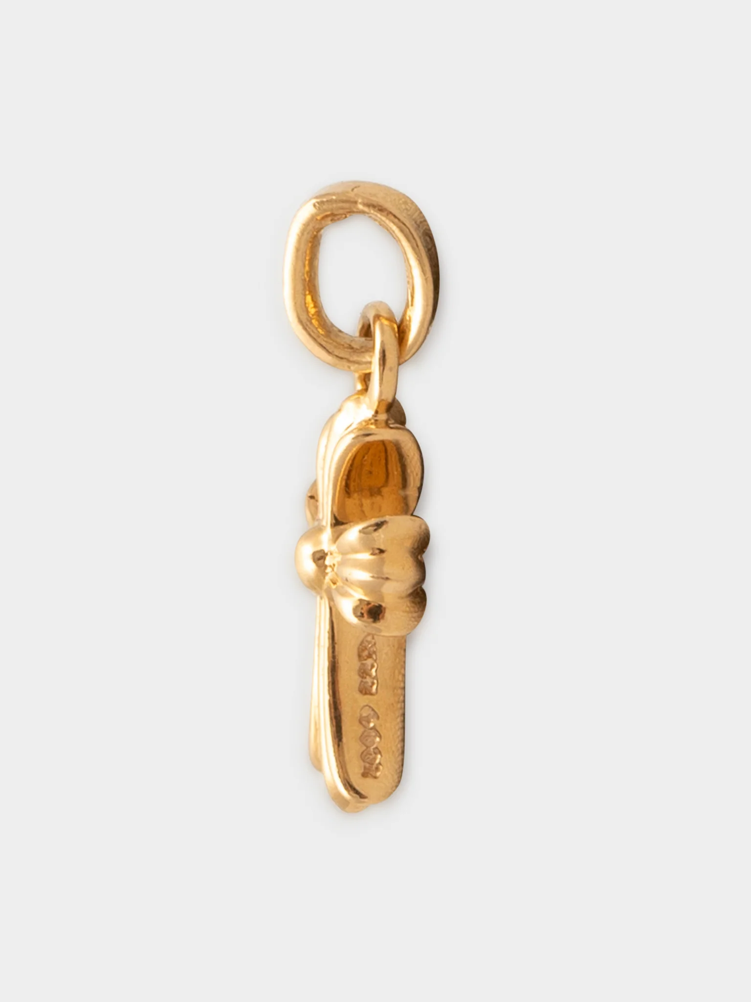 22k Pavé Ruby Baby Fat Pendant - Image 4