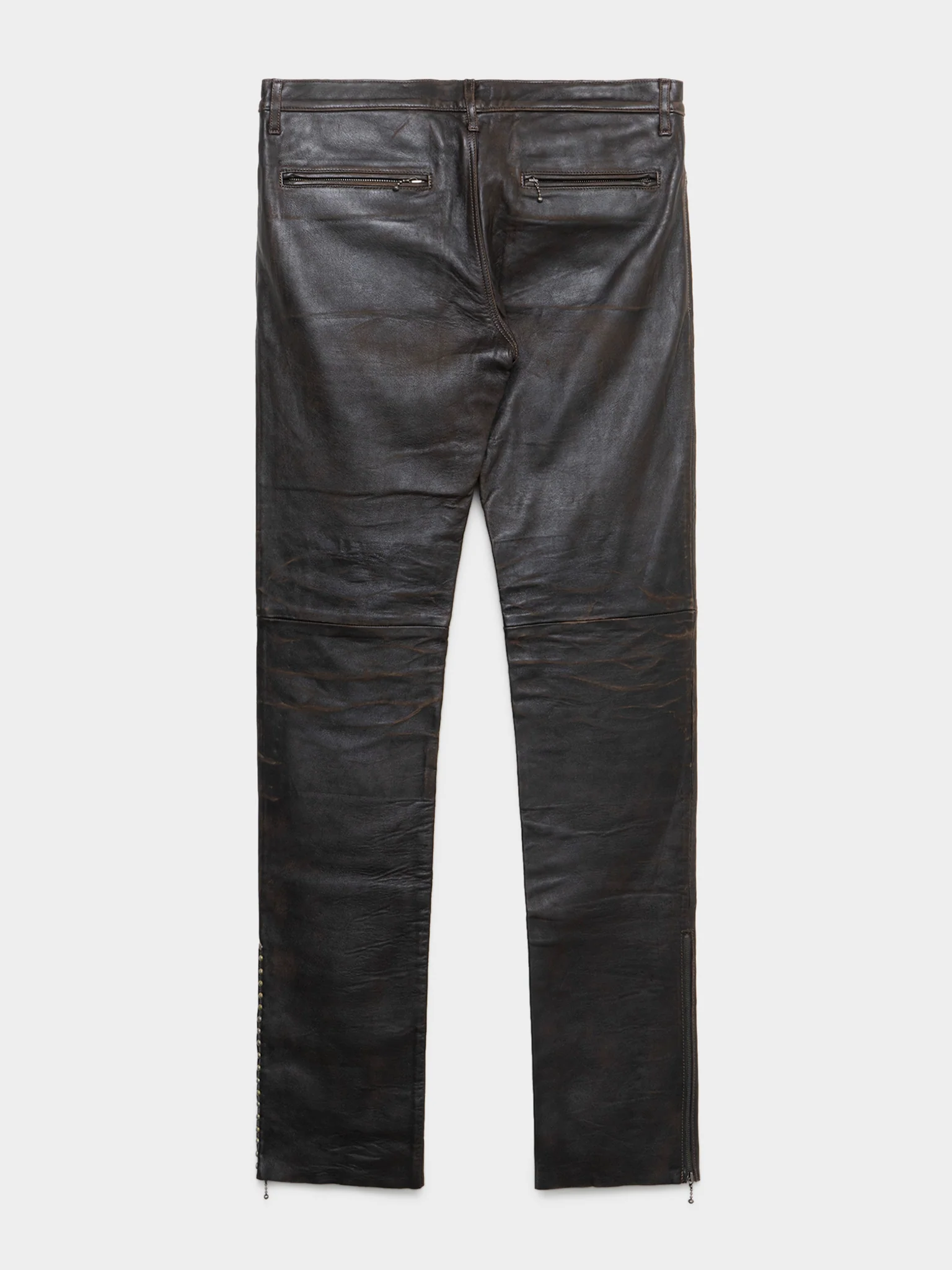 ‘Arts & Crafts’ Leather Pants - Image 3