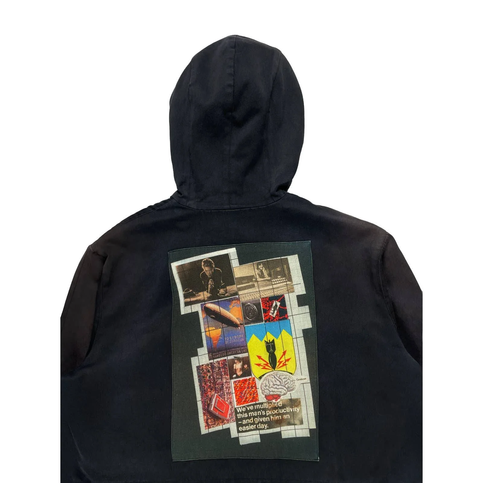 'Closer' Collage Parka - Image 3