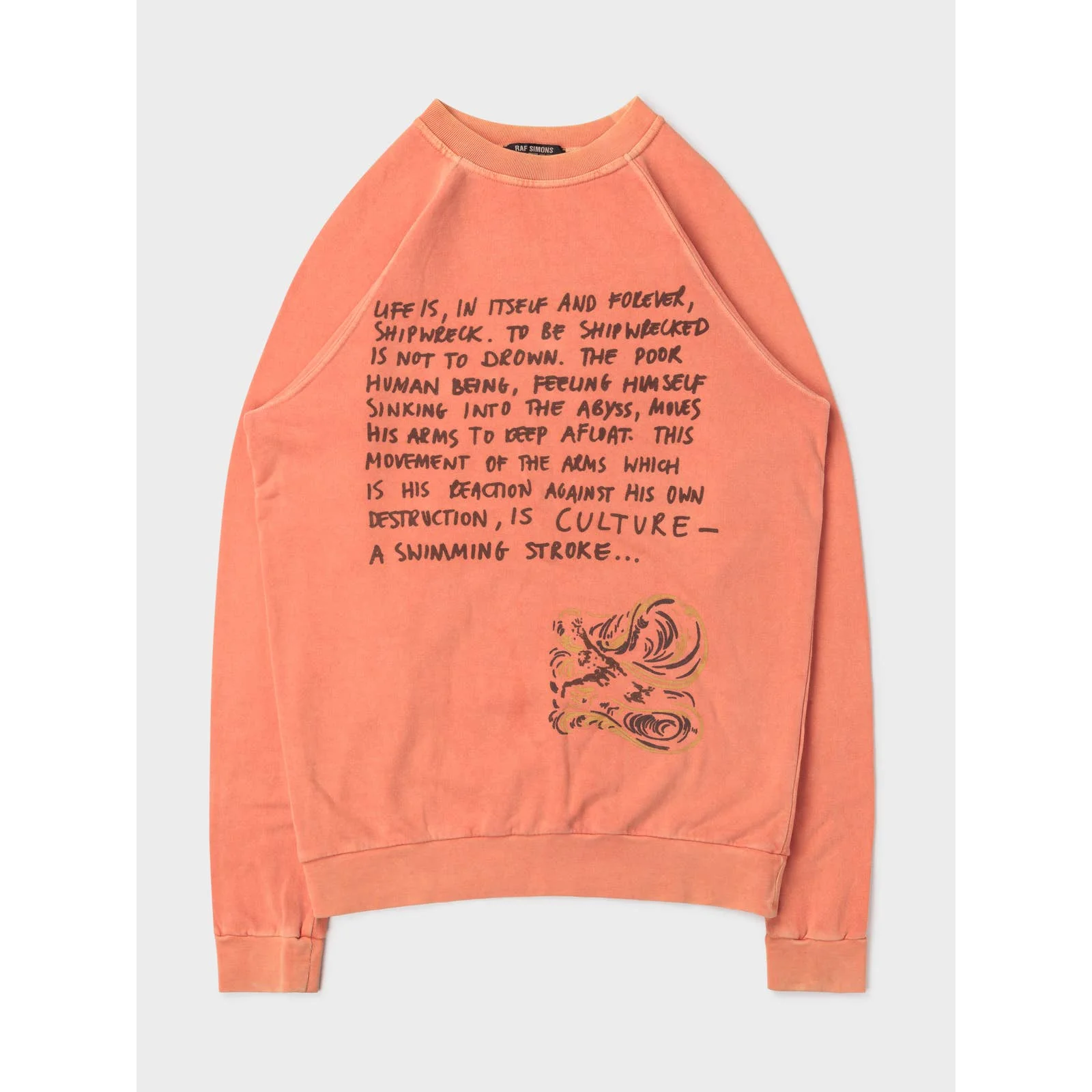 Orange Shipwrecked Crewneck - Image 4