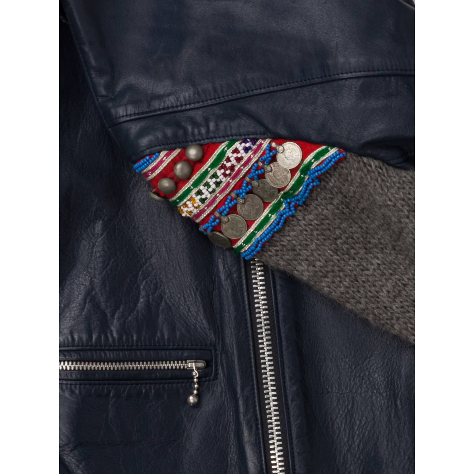 Ethnic Rider Biker Jacket - Image 3
