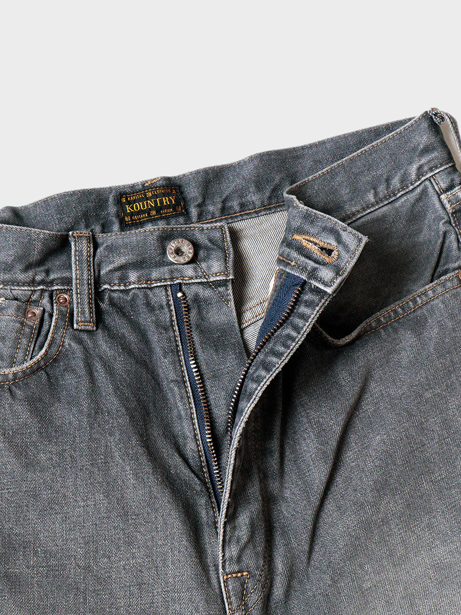 Bone Denim Shorts - Image 3