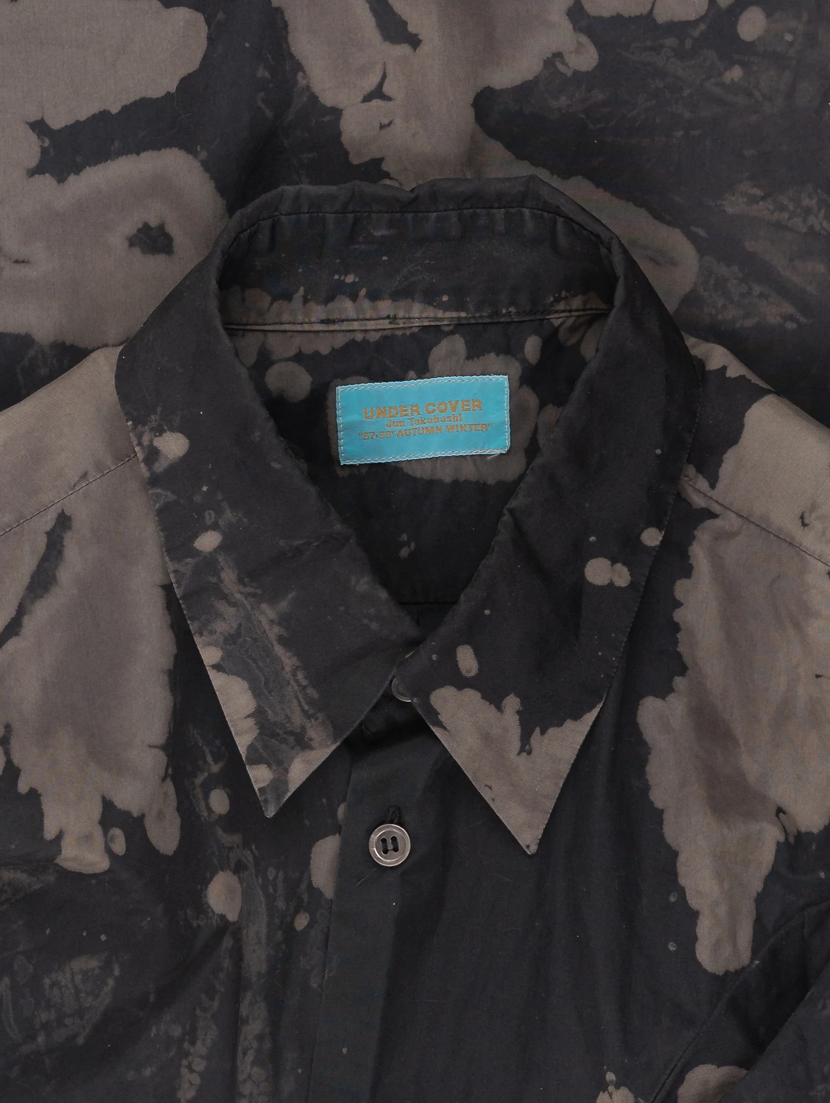 Bleach Splatter Button Up Shirt - Image 3