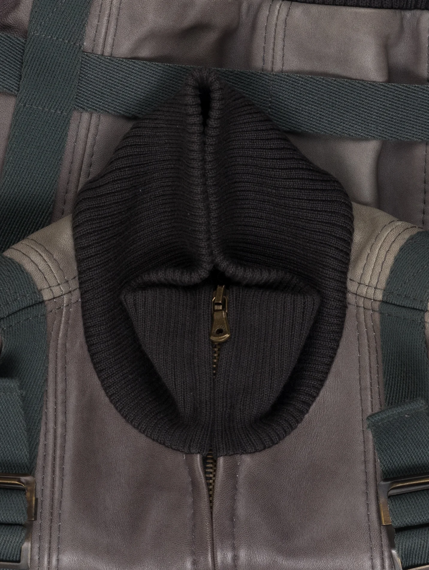 Leather Bondage Bomber - Image 3