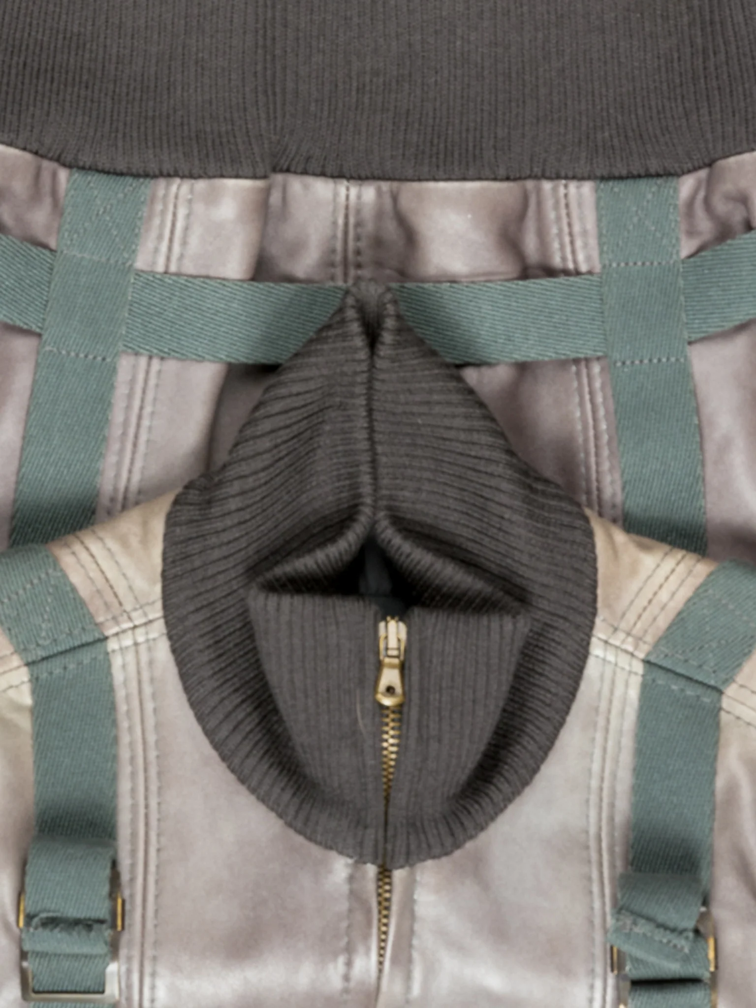 Leather Bondage Bomber - Image 3