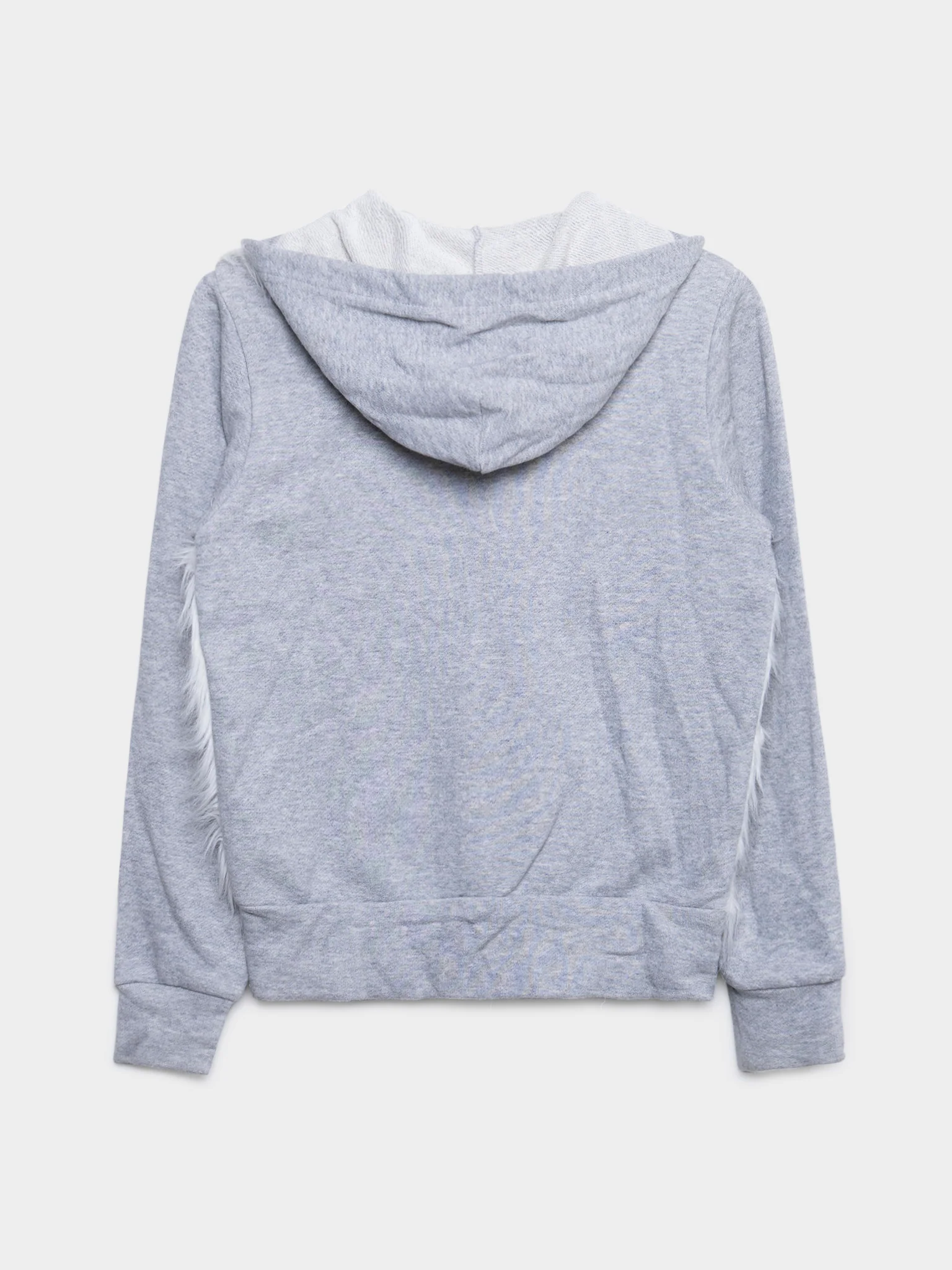 Faux Fur Hoodie - Image 3