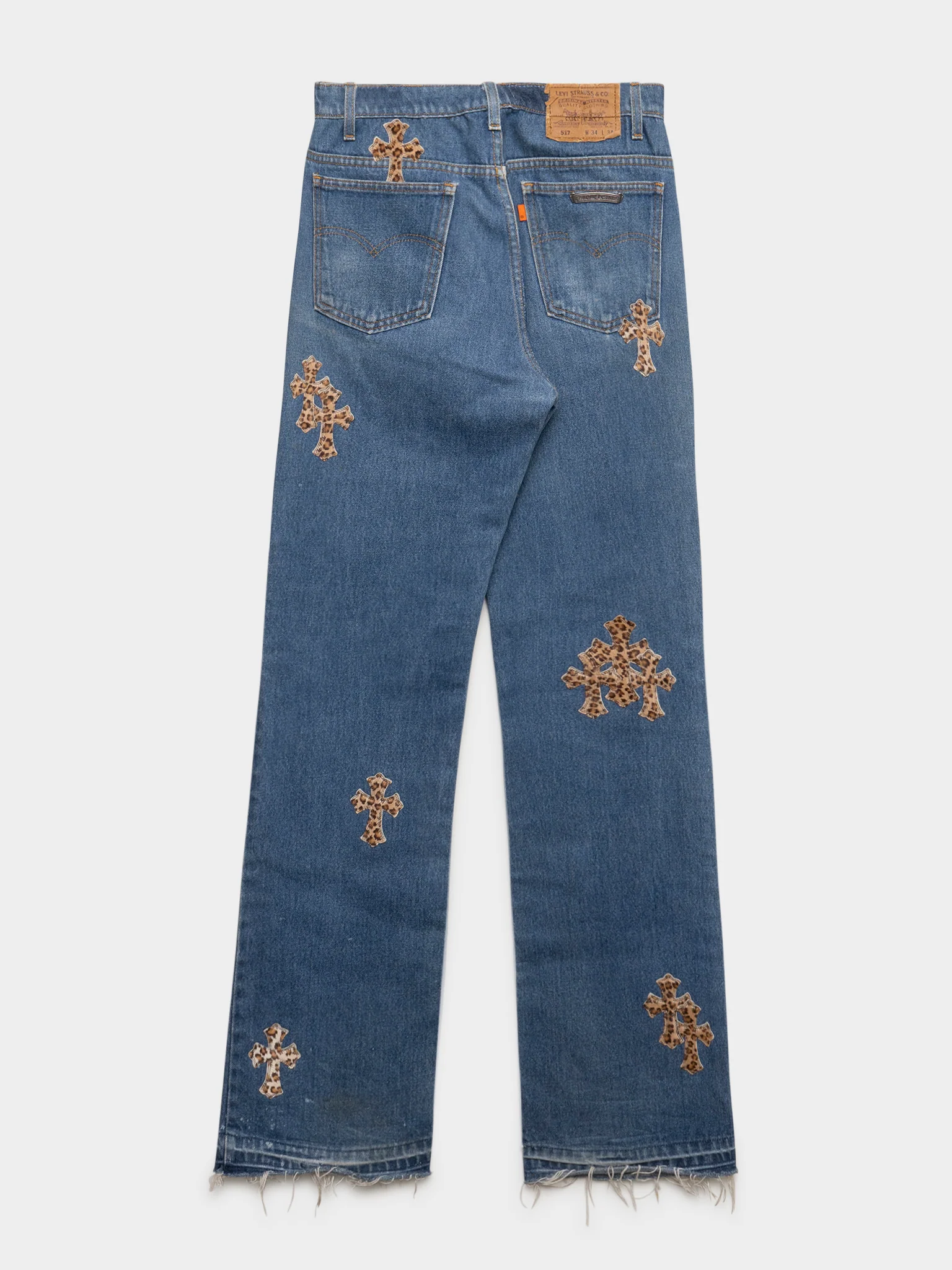 Cheetah Patched Levi’s - Image 3