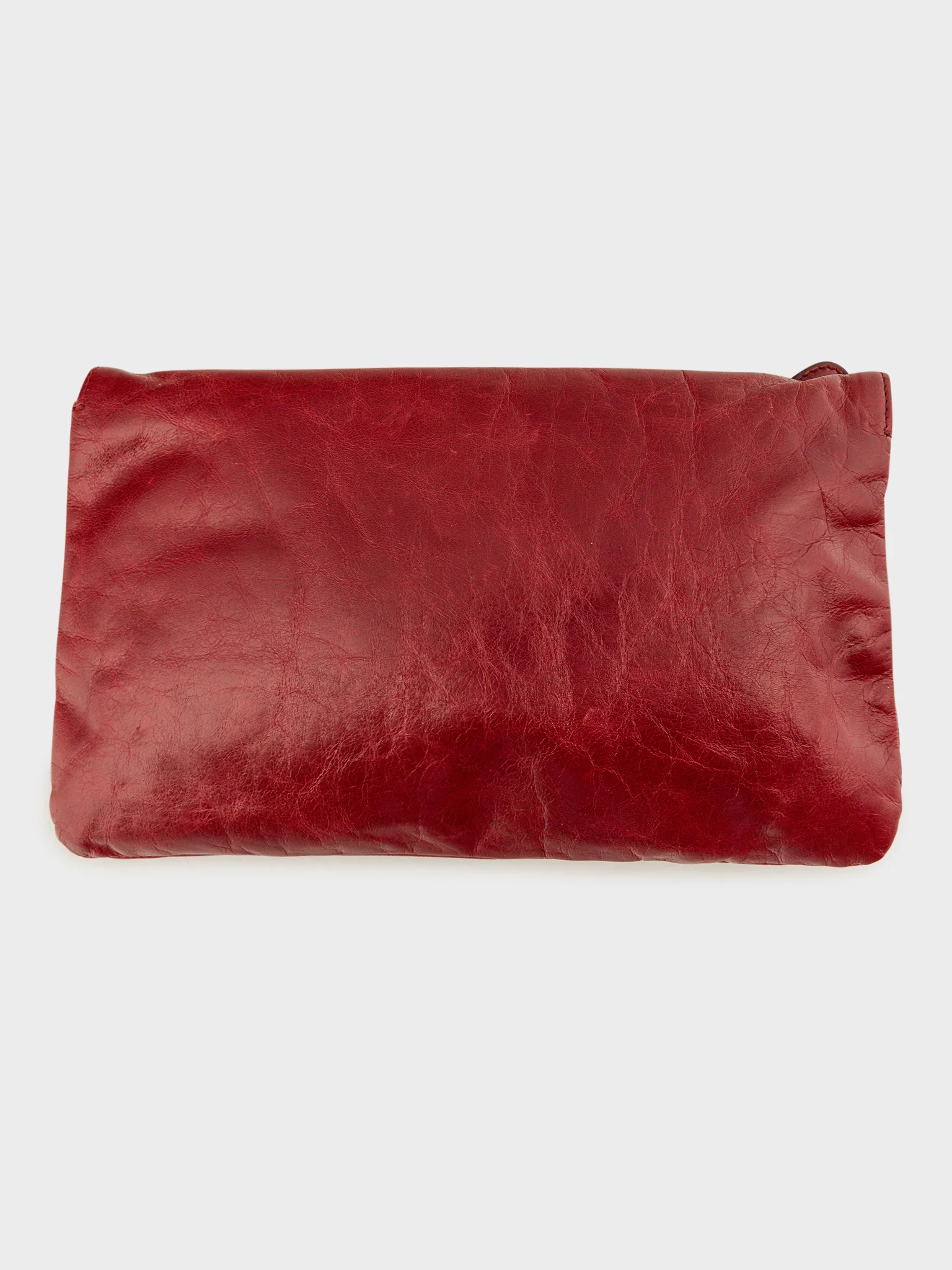 Red Leather Motocross City Pouch - Image 3