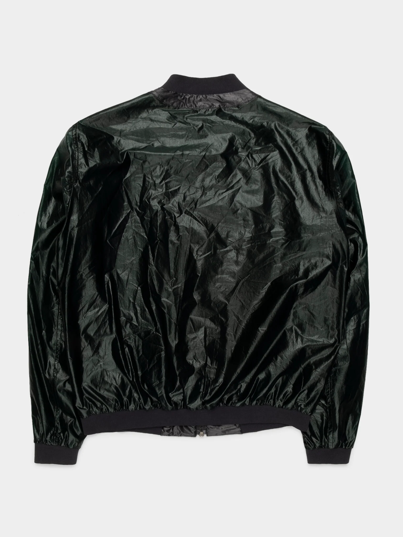 Metallic Triple Zip Bomber Jacket - Image 3