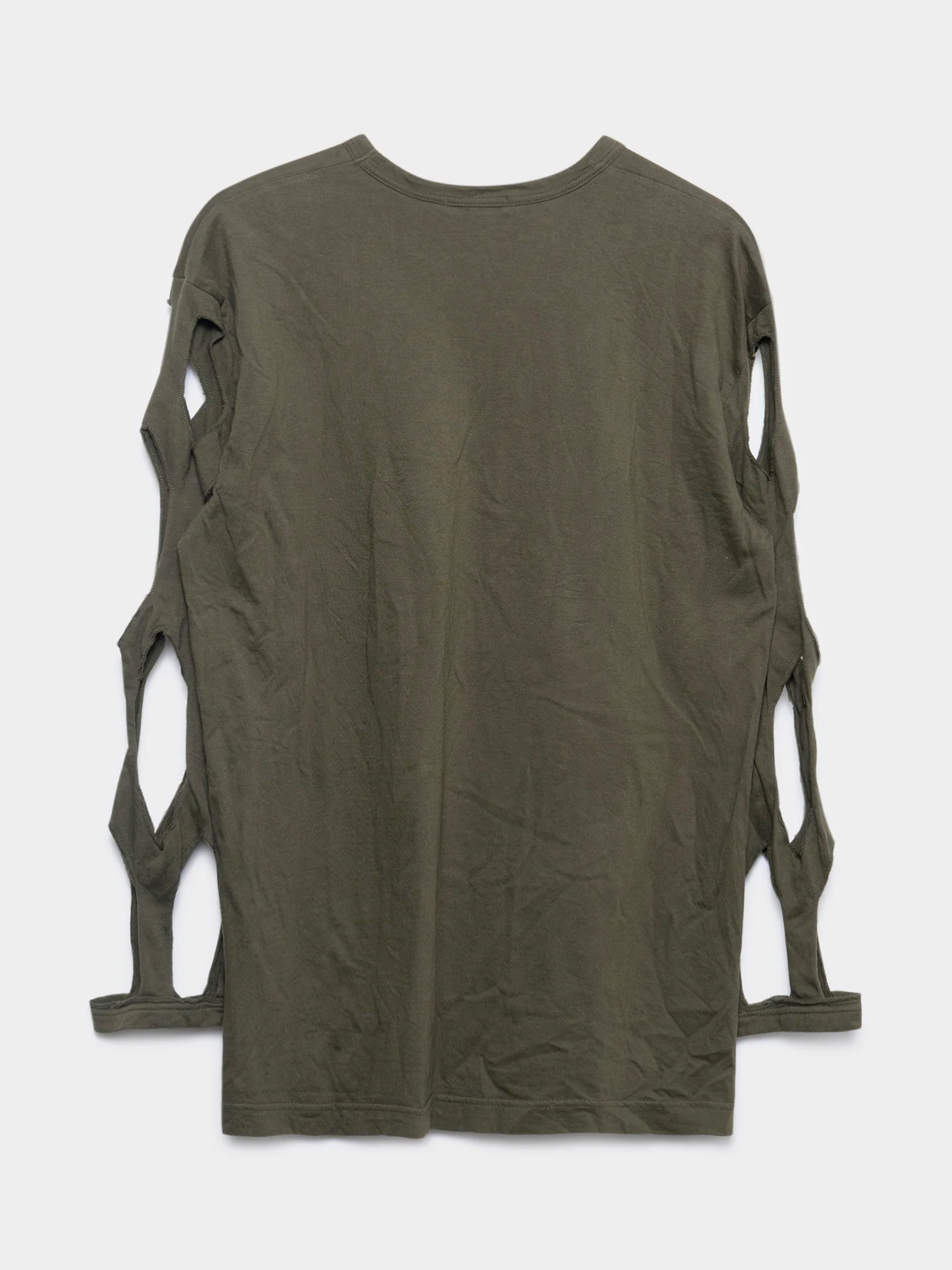 Cutout Sleeve Crewneck - Image 3