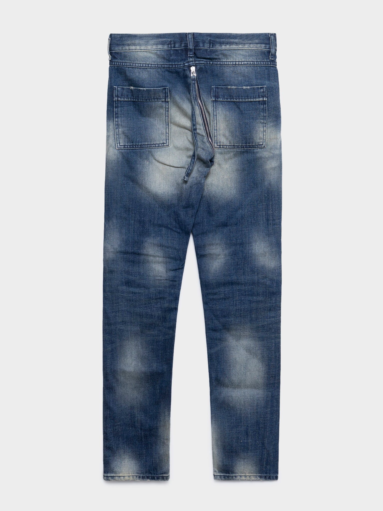 Denim Zip Pants - Image 3