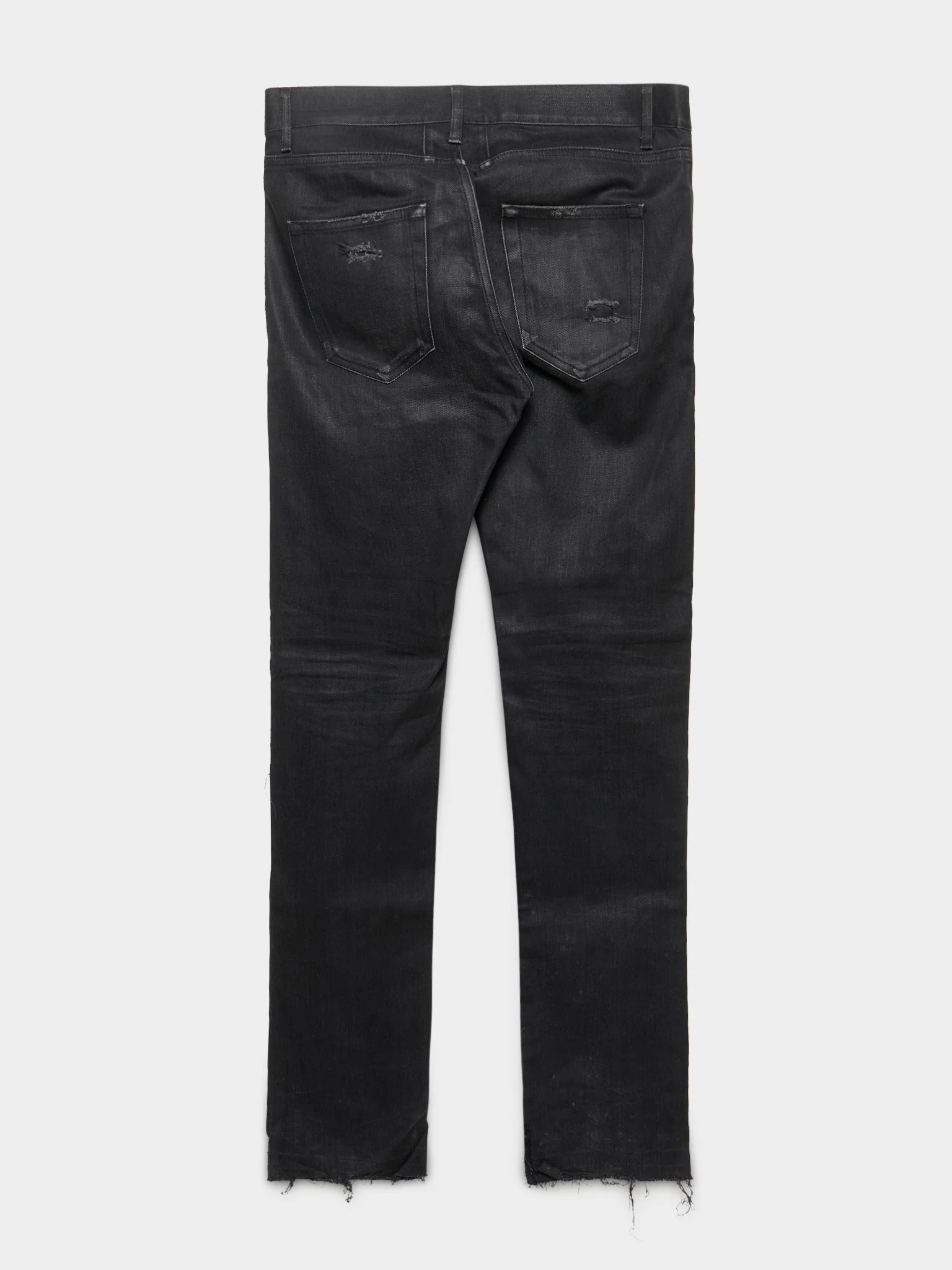 Destroyed Waxed D02 Jeans - Image 3