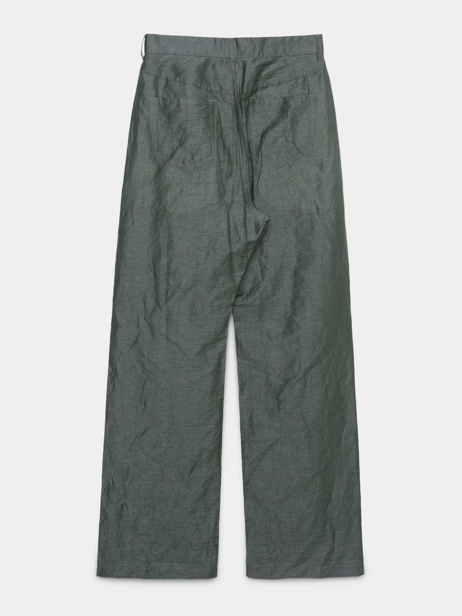 'Edfu' Linen Wide Leg Trousers - Image 3