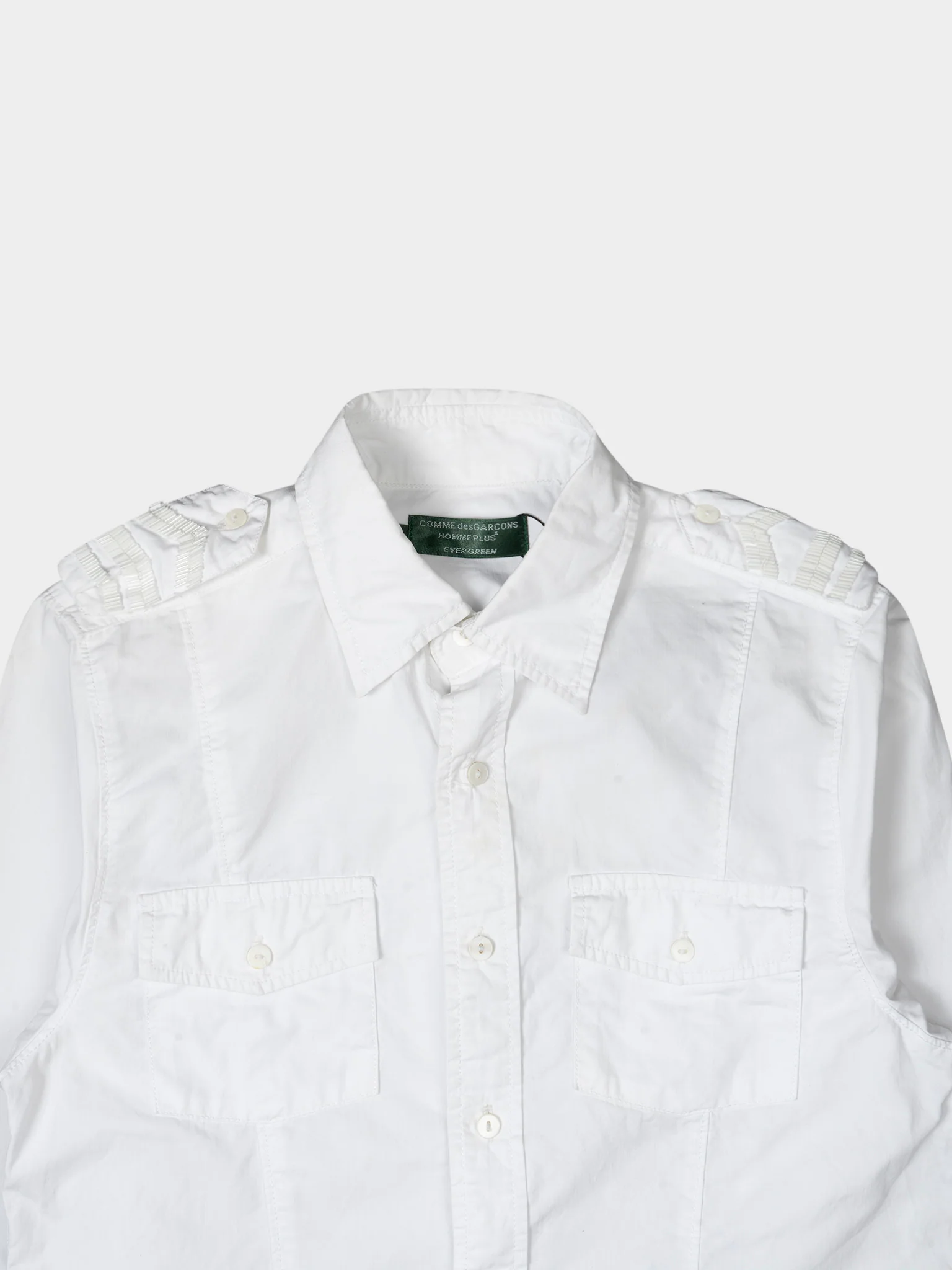 Evergreen Beaded Reworked Shirt - Image 3