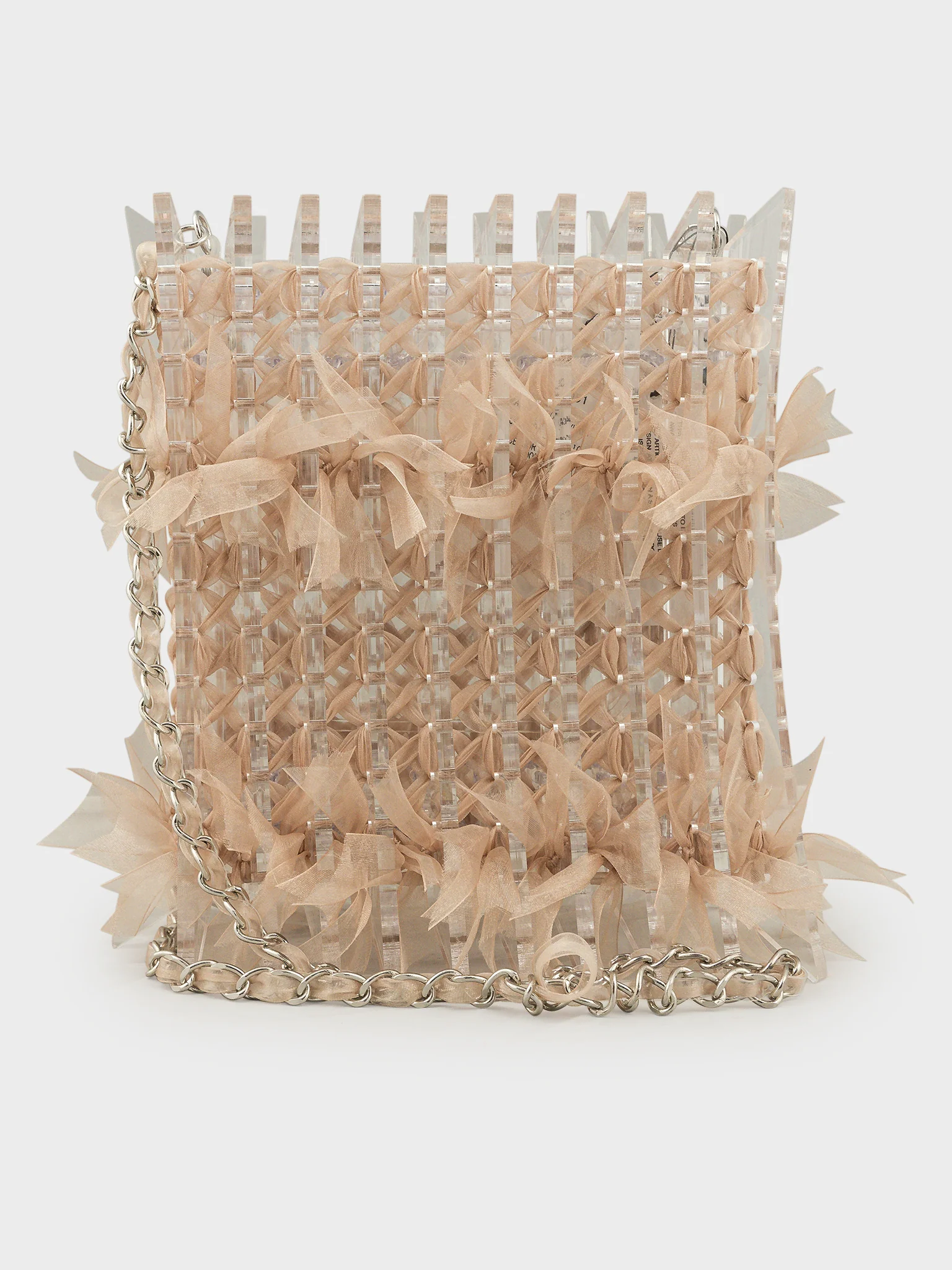 Noir Kei Ninomiya Ribbon Handbag - Image 4