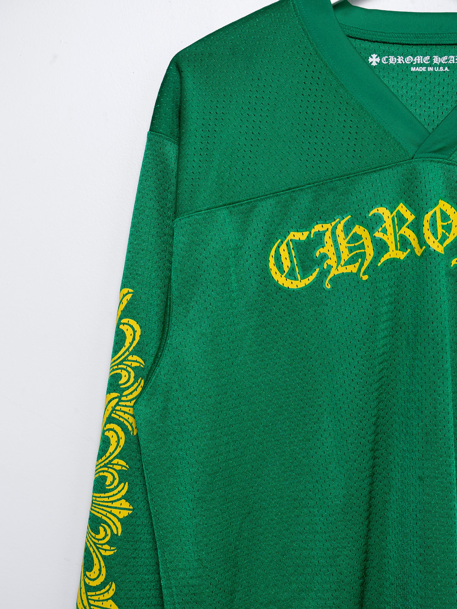 Green Longsleeve Floral Jersey - Image 3