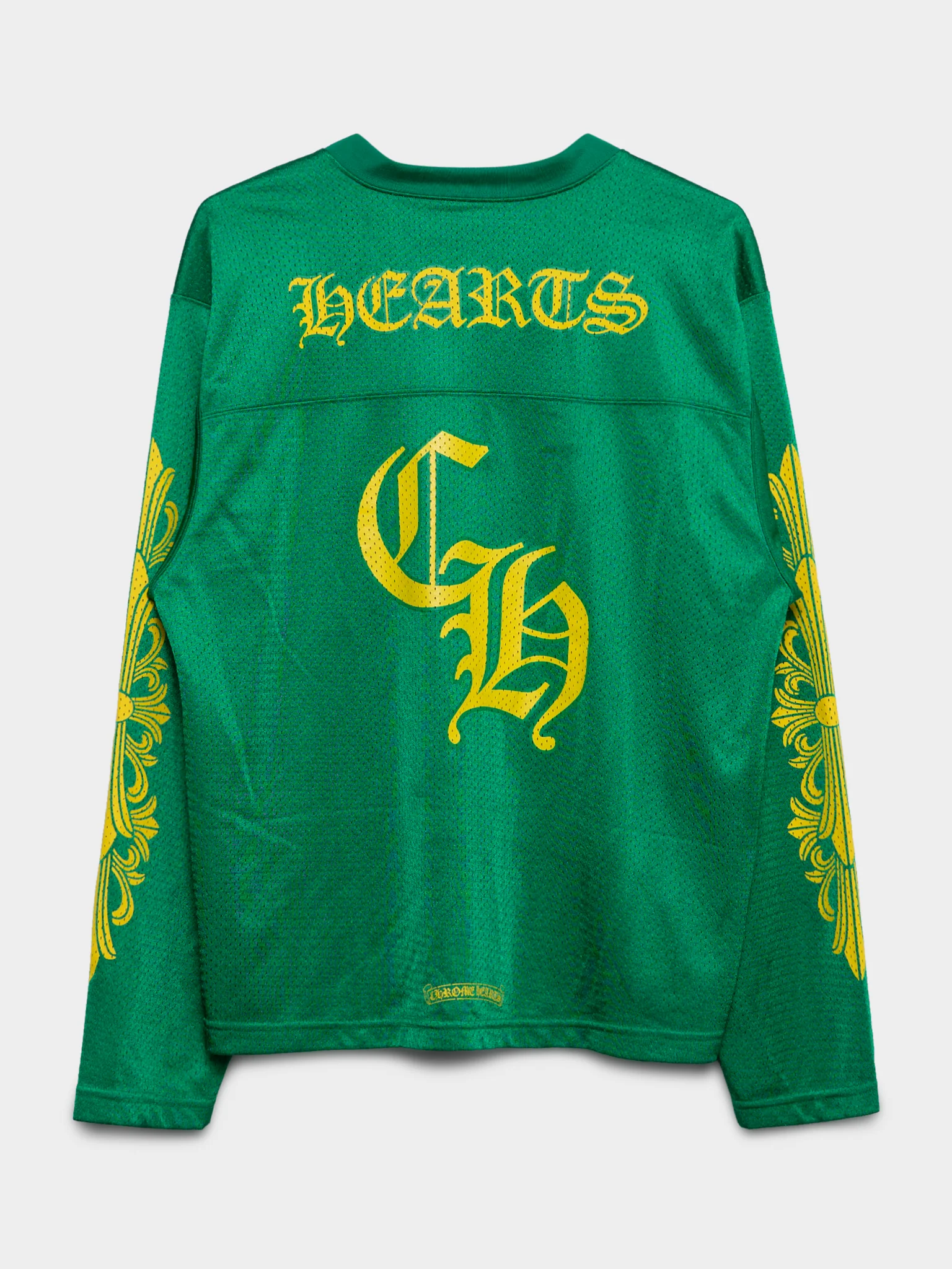 Green Longsleeve Floral Jersey - Image 4