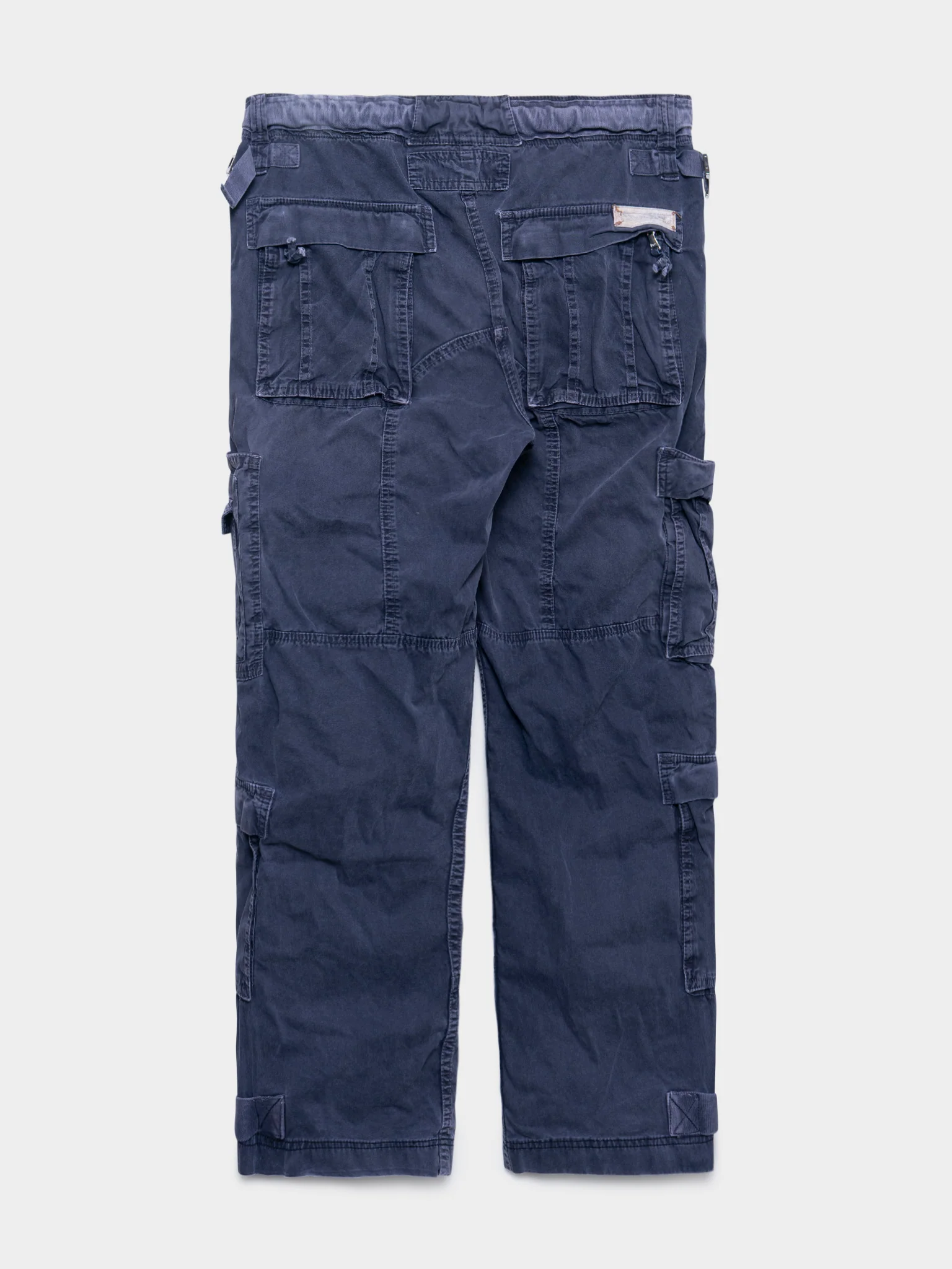 Grey Military Cargo Pants - Image 3