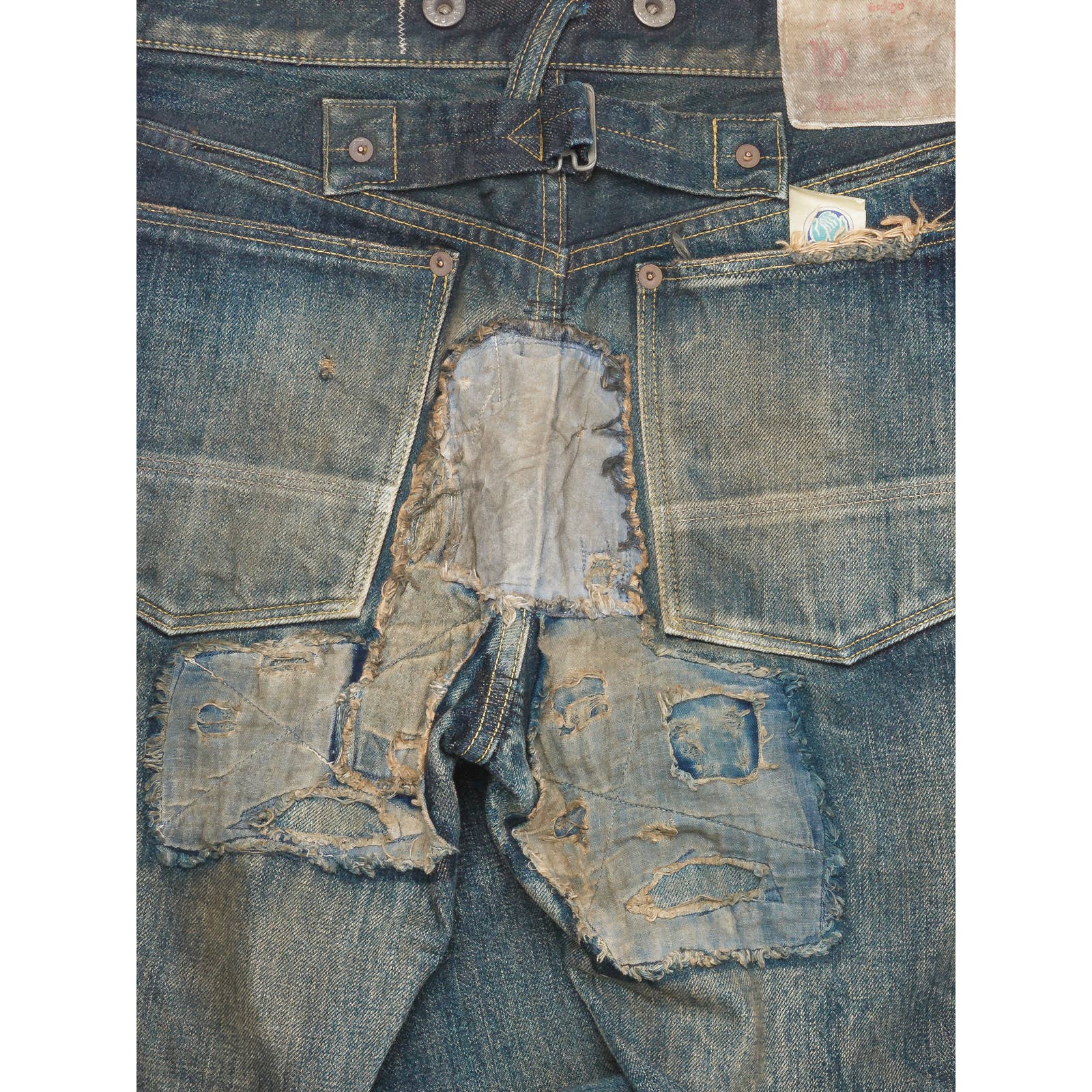 Heavy Patchwork Jeans - Image 4