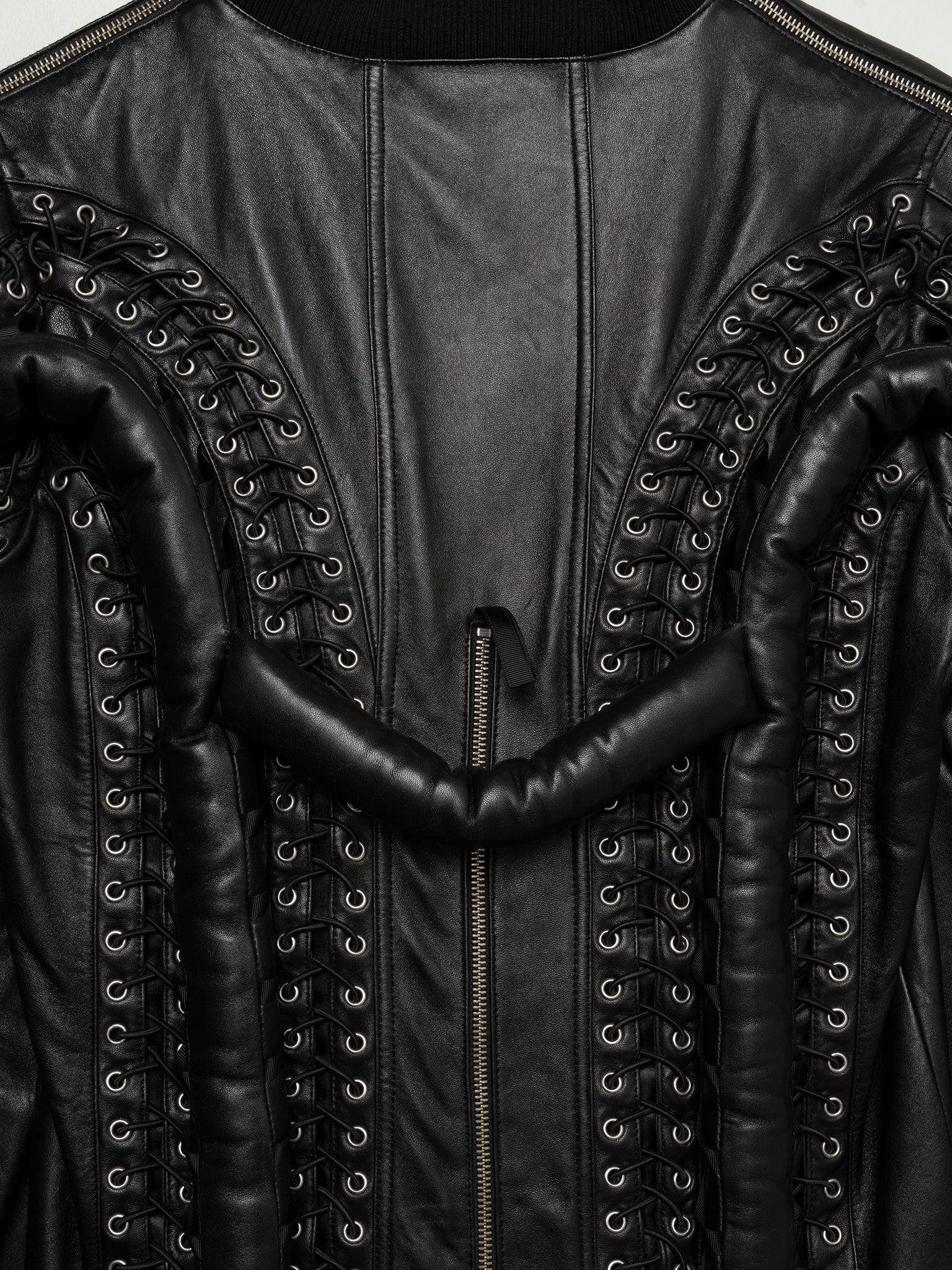 Leather Aviator Jacket - Image 3