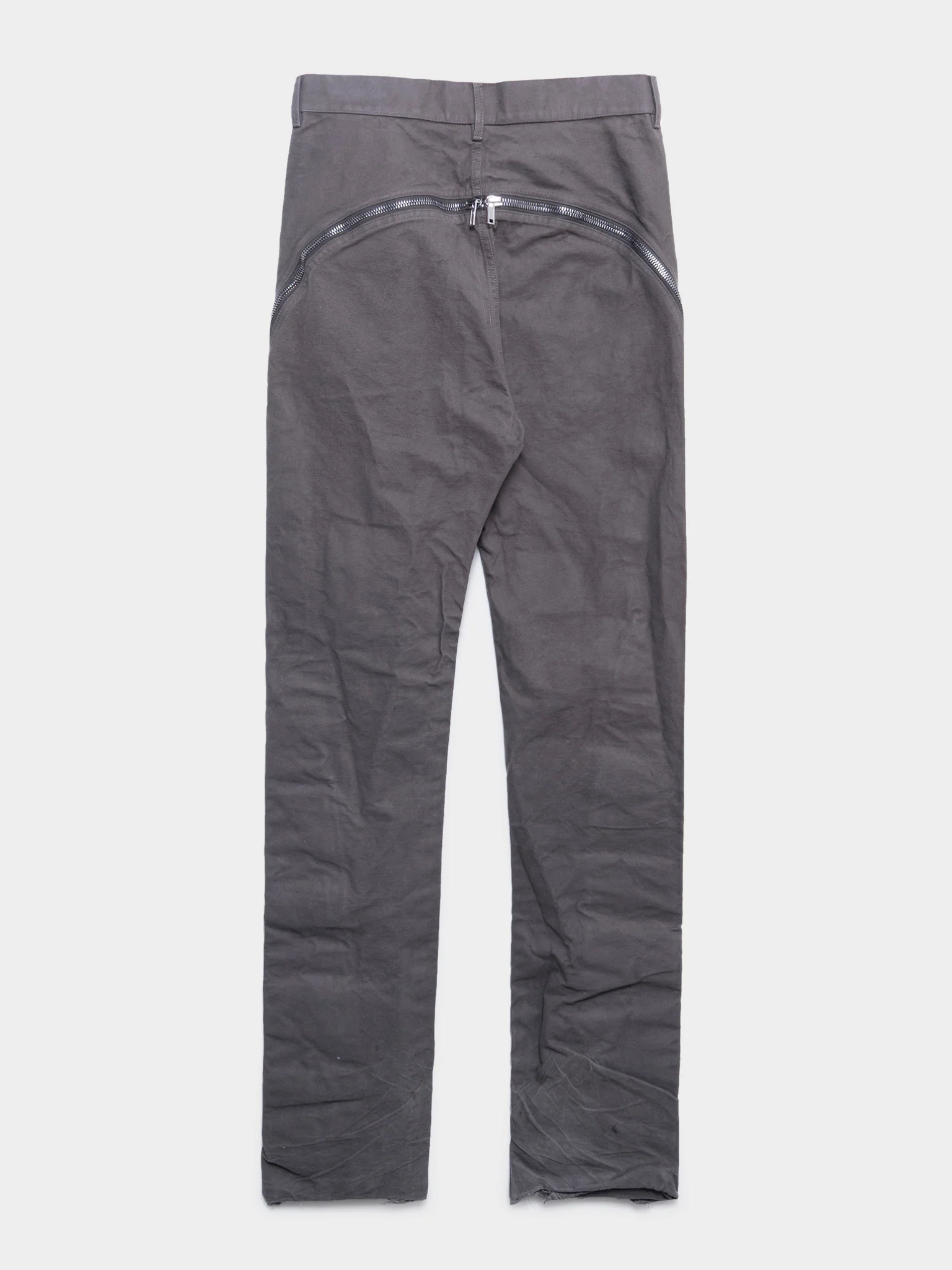 ‘Lido’ Dark Dust Moleskin Banana Bolan Cut Pants - Image 3
