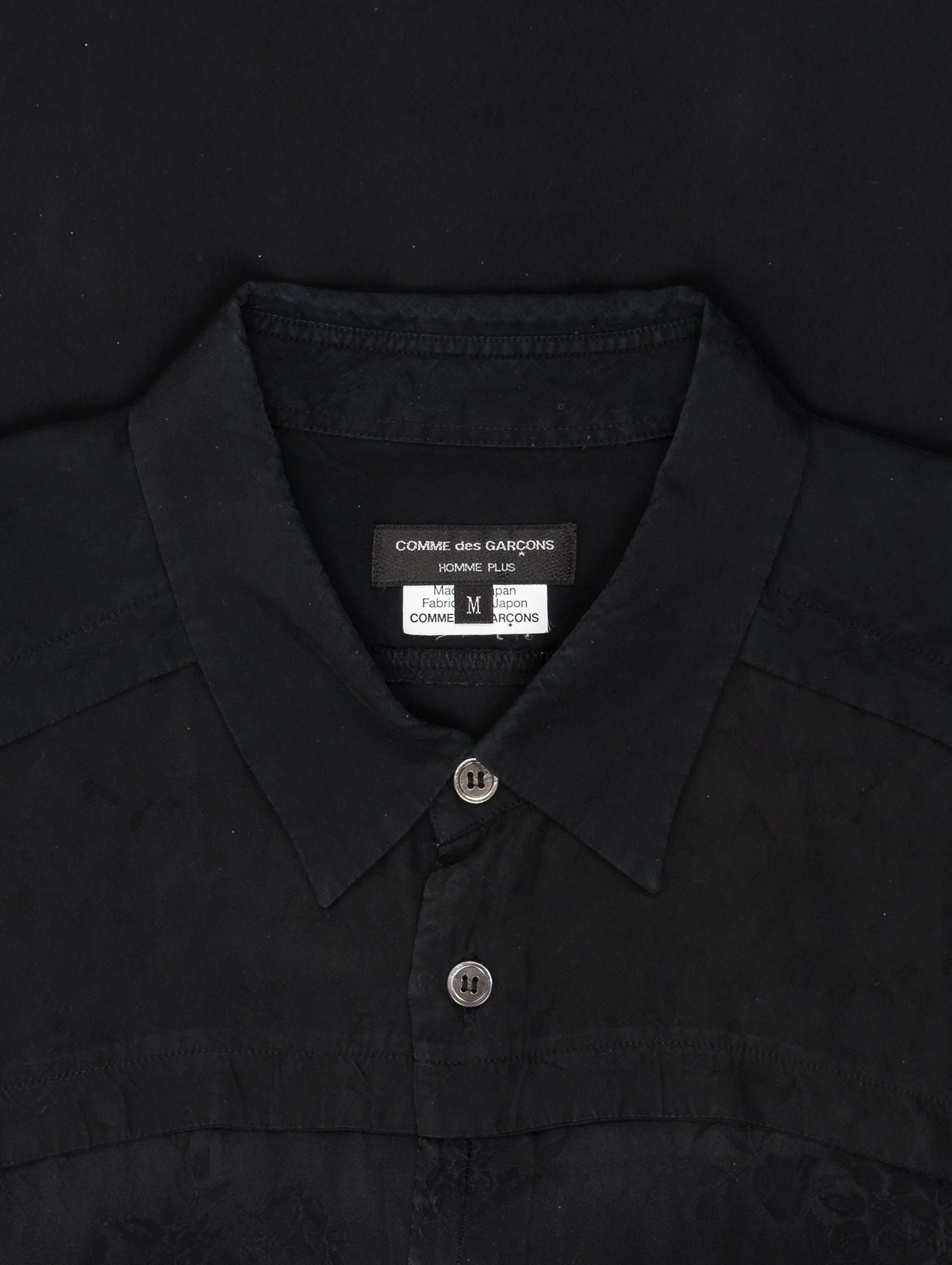 Panelled Cupro Floral Shirt - Image 3