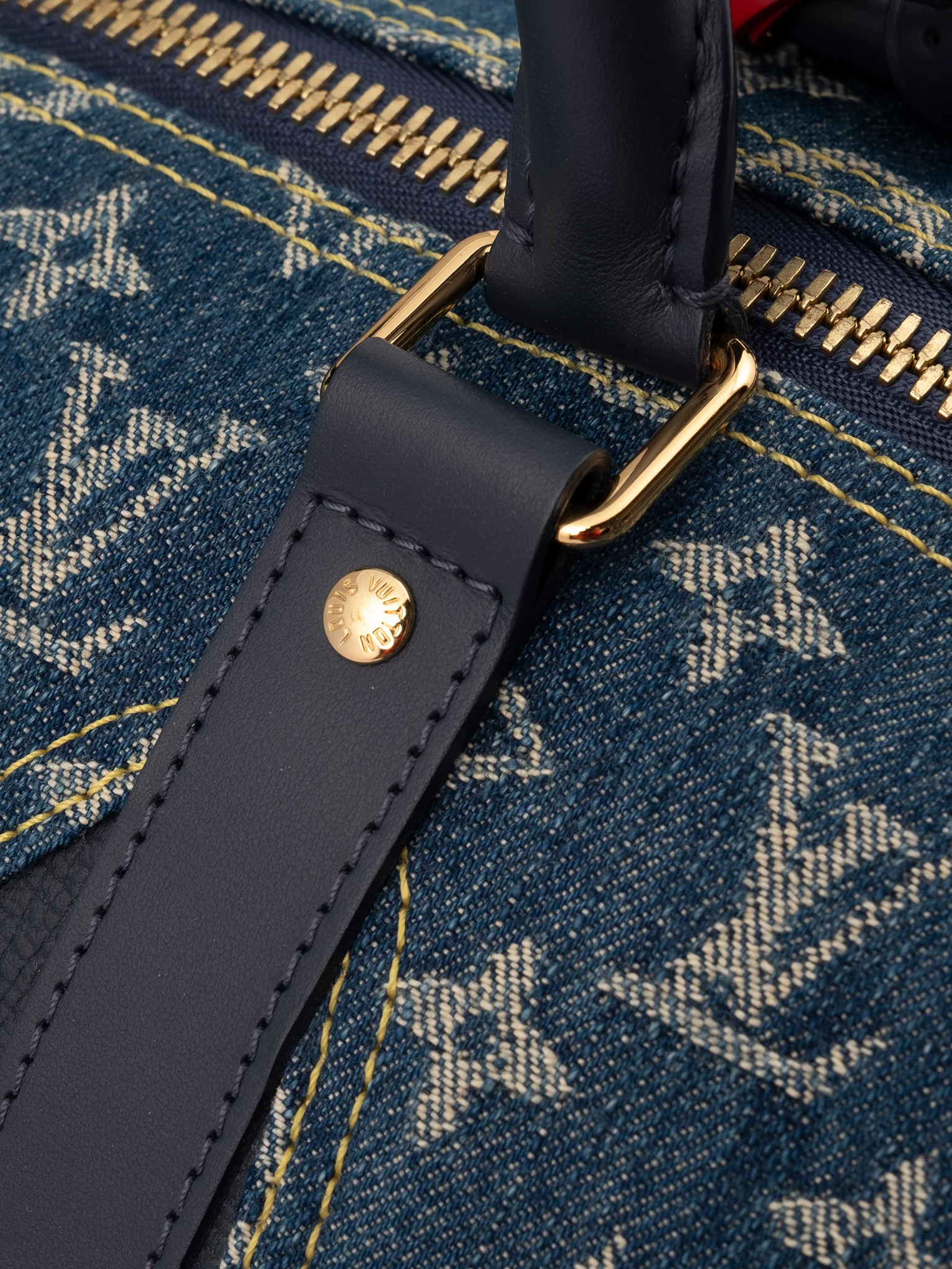 Nigo Crazy Melting Denim Keepall Bag - Image 4