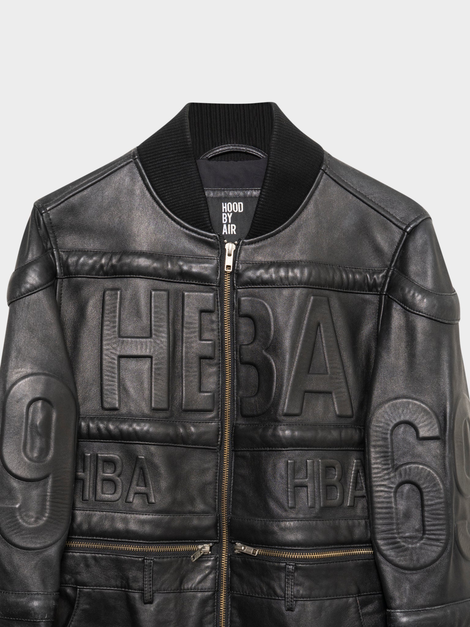 Patch Leather Jacket - Image 4