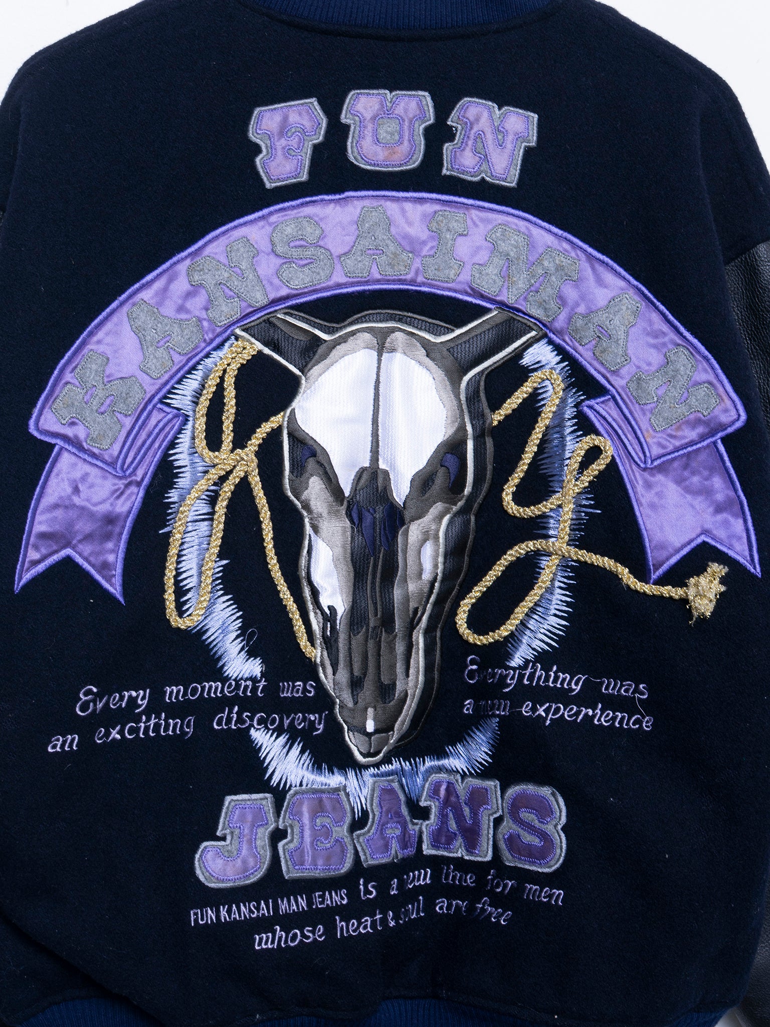 Purple Deer Skull Varsity Jacket - Image 3