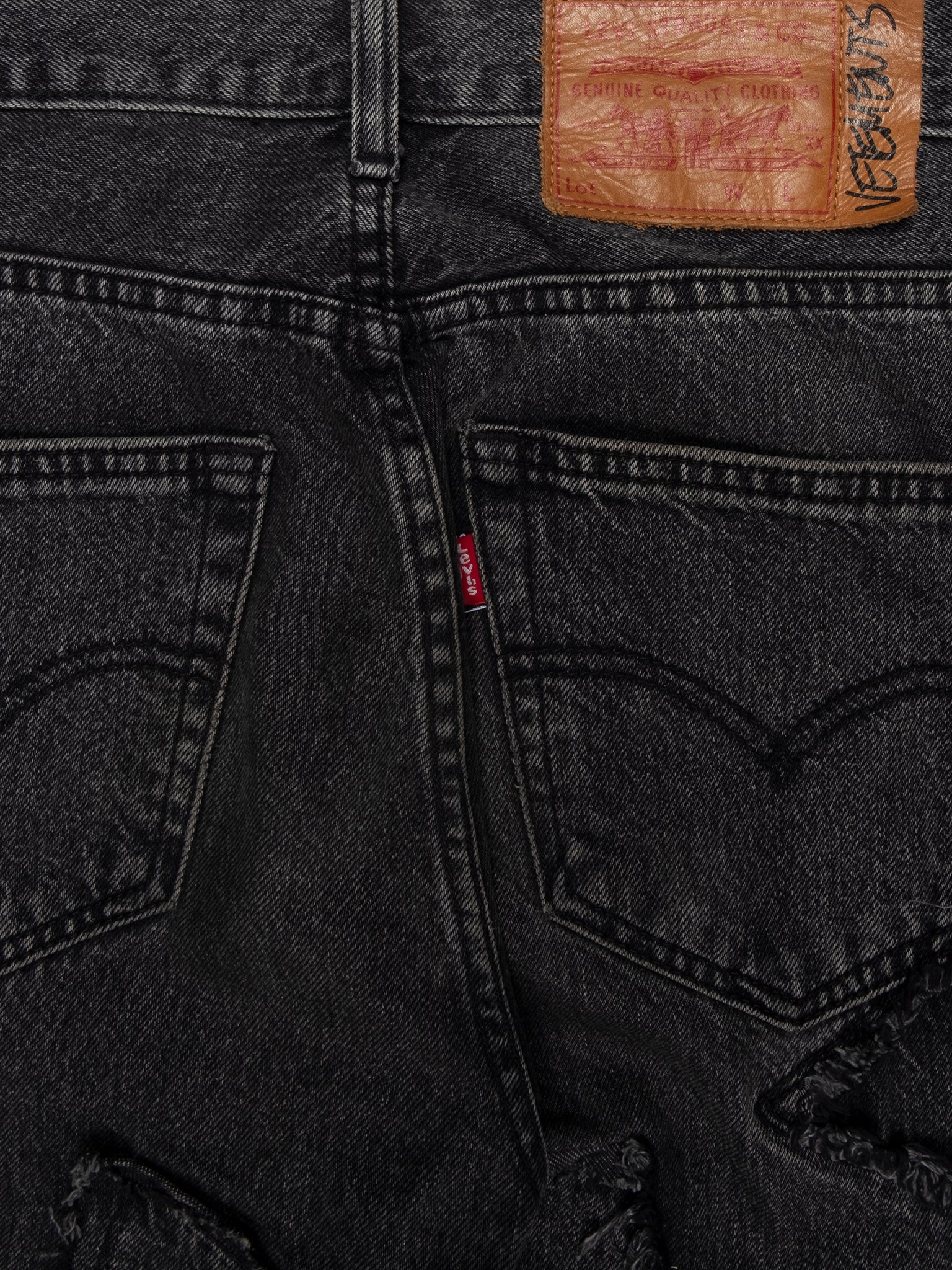 Reconstructed Stickers Jeans - Image 3