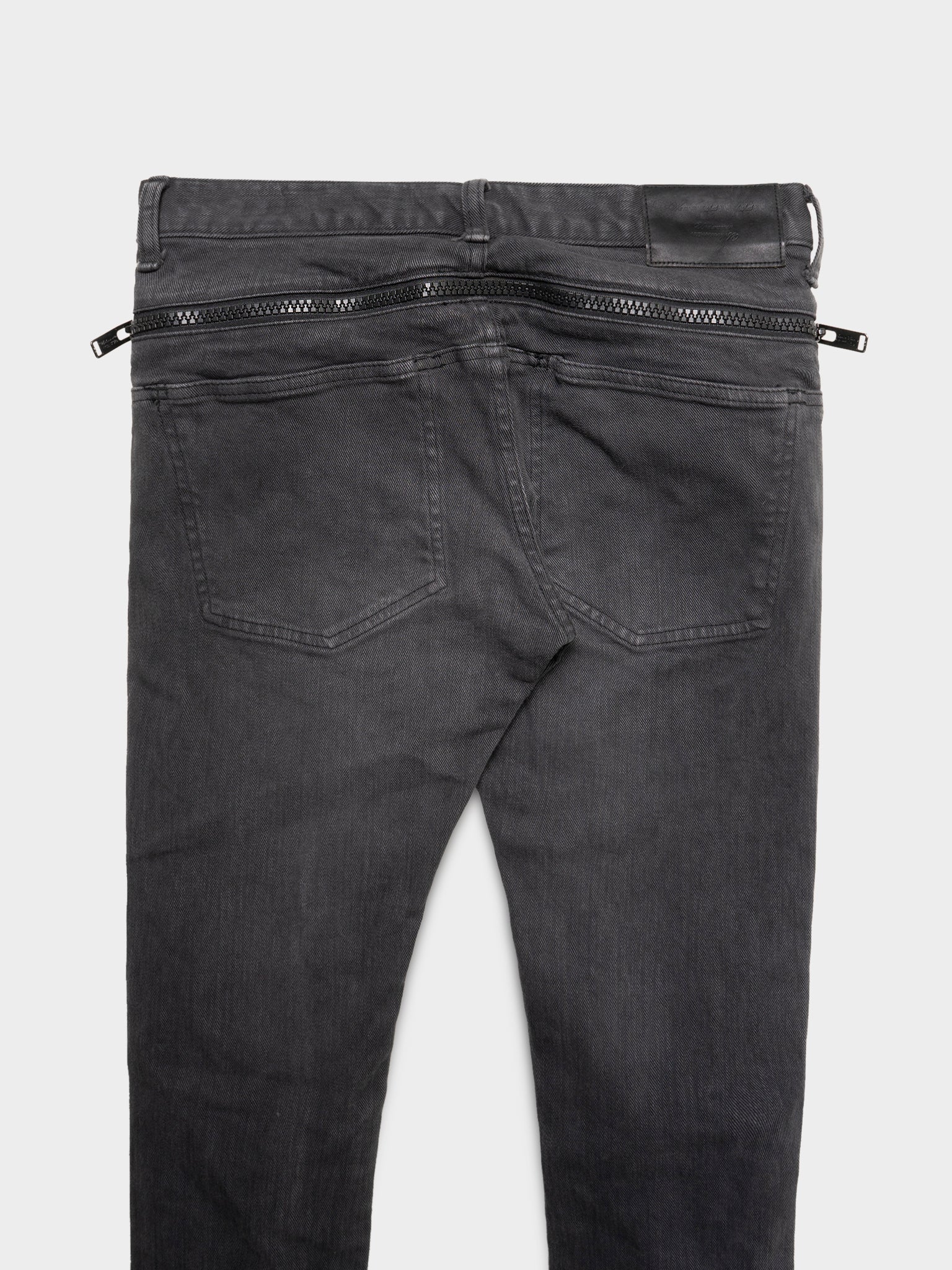 Ripped Knee Zip Jeans - Image 4