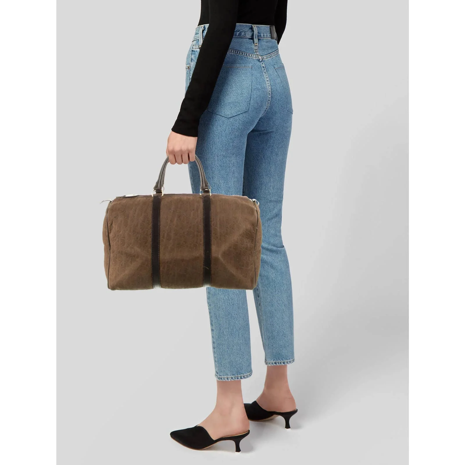 Suede Boston Weekender - Image 5