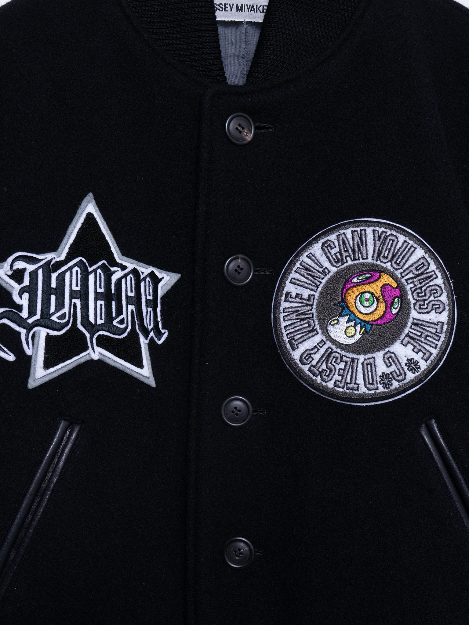 Takashi Murakami Psychedlic Patch Varsity Jacket - Image 3