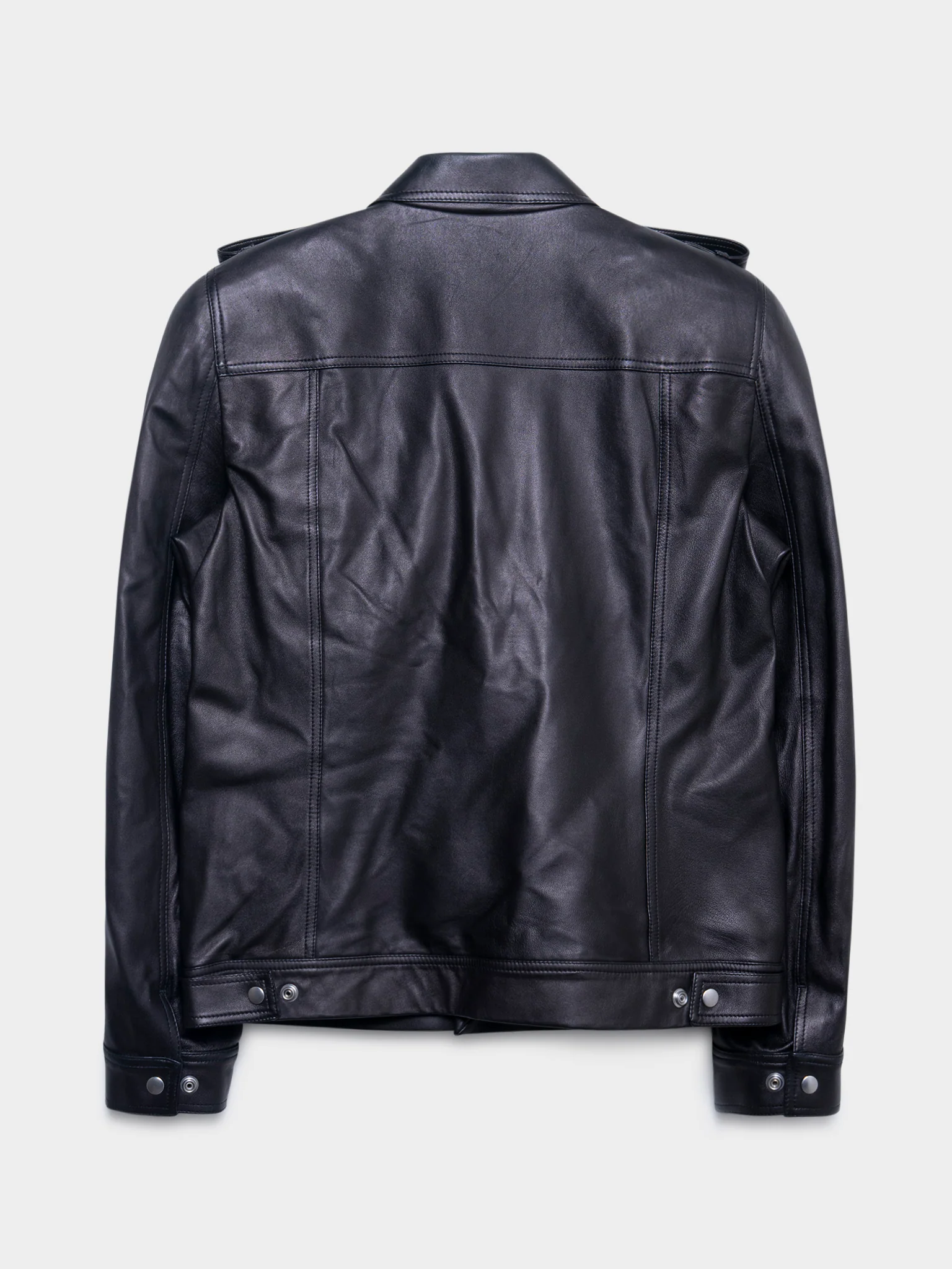 ‘Tecuatl’ Lamb Leather Jacket - Image 3