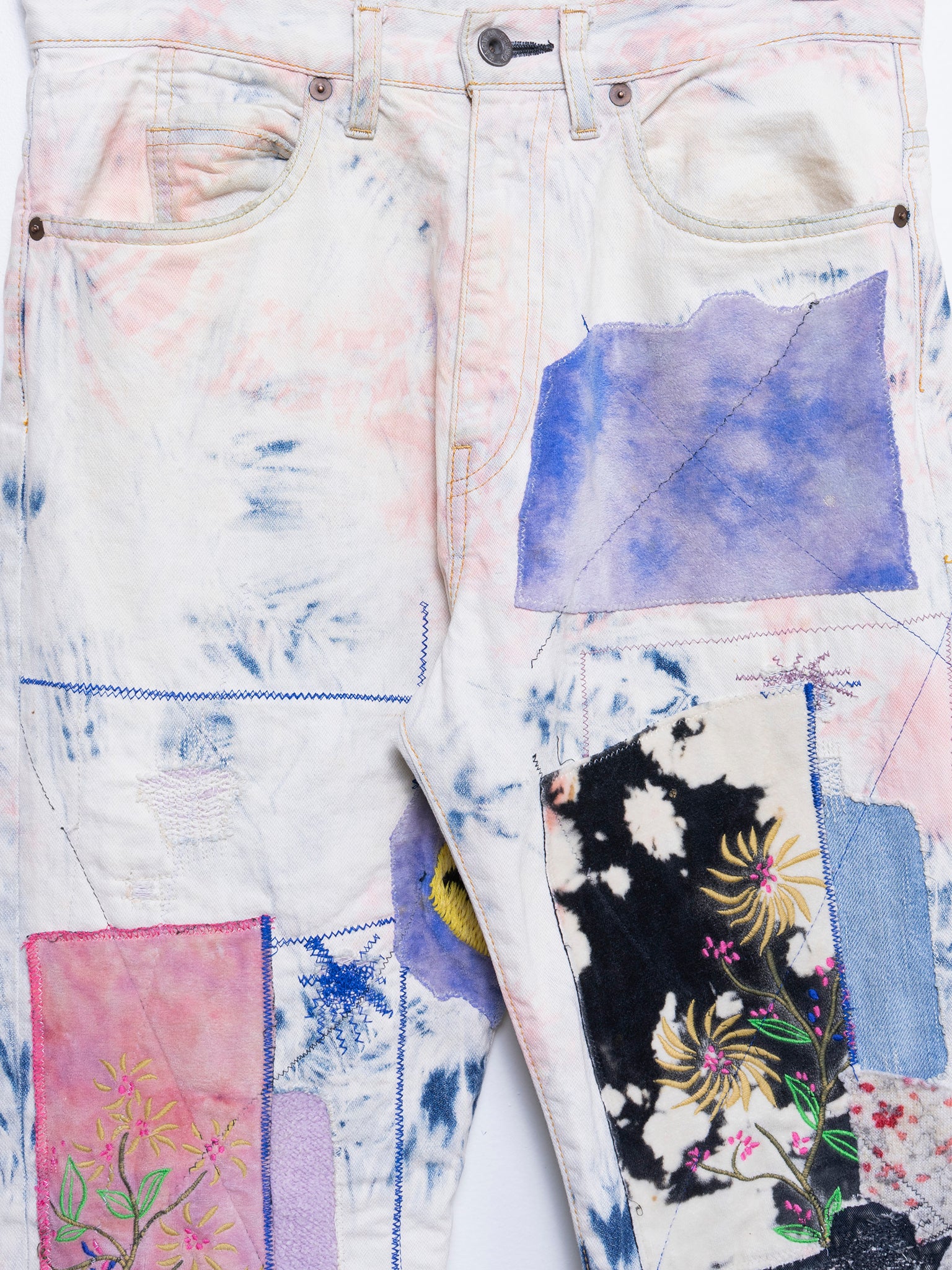 12oz Denim 5P Okabilly Gypsy Ashbury Tie Dye Jeans - Image 3