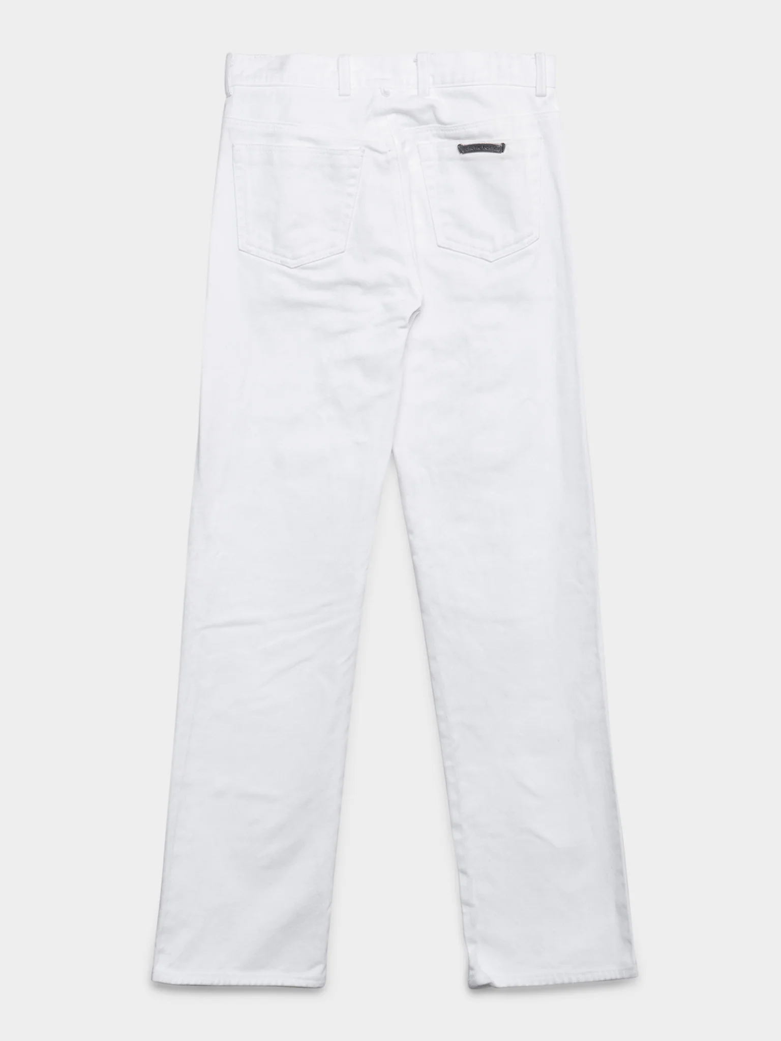 White Fleurknee Jeans - Image 3