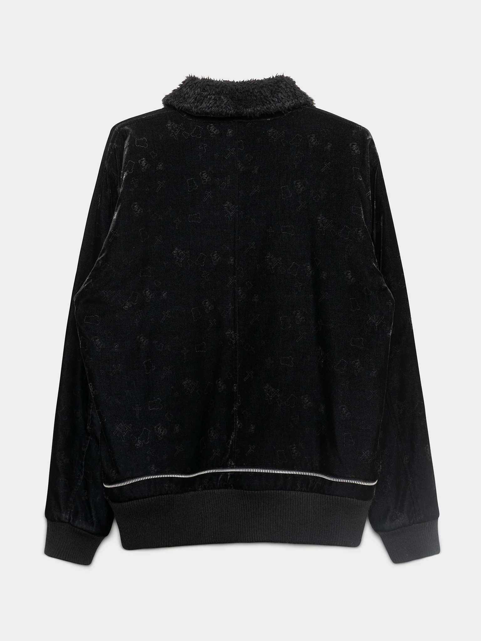 Witches Cell Division Velour & Fur Bear Jacket - Image 3